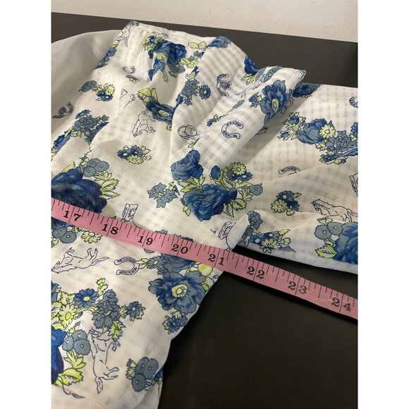 *MODCLOTH Howdy Petal Partner Button-up Floral Midi Dress Blue size XL - Picture 7 of 13